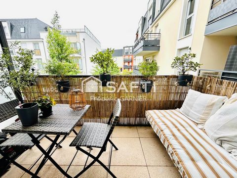 Appartement 2 pièces 46m², terrasse, parking