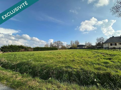 Terrain constructible, à viabiliser , plat , bourg de Saint Dolay.