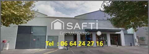 Local + stockage + 17 garages en cœur de ville