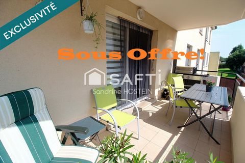 Bel appartement avec balcon ,cave, place stationnement et garage!