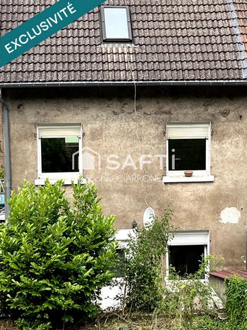 MAISON JUMELÉE 130M2 A RENOVER AVEC TERRASSE ; JARDIN ET CABANON + 4 EMPLACEMENTS VOITURES EST L'OCCASION RÊVÉE DE CRÉER VOTRE CHEZ VOUS .