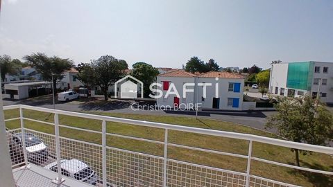 ROYAN 17200. Appartement lumineux traversant de 60 m² habitable avec balcon exposé sud ouest à 900m de la plage de pontaillac