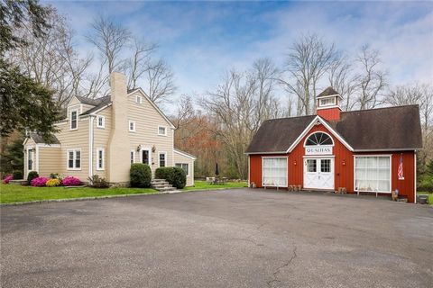 Amazing opportunity to own two commercial buildings in the heart of Pound Ridge. The farmhouse is being used as office space and the 1000 separate pole barn was being used as a studio/office. Lots of parking and an easy walk into Scott's Corners. You...