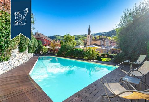 Nestled between the sea and the mountains, in an old hamlet of the Ligurian countryside, this exclusive relais for sale is just a few km from the most beautiful beaches of the Ligurian riviera. The property features three historical buildings offerin...