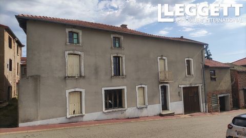 A23568FAG42 - House in the village of Saint-Polgues, in need of complete renovation. This high-potential property offers numerous conversion options, with a large living and dining room, a kitchen, 3 bedrooms, a bathroom and a shower room. It also ha...