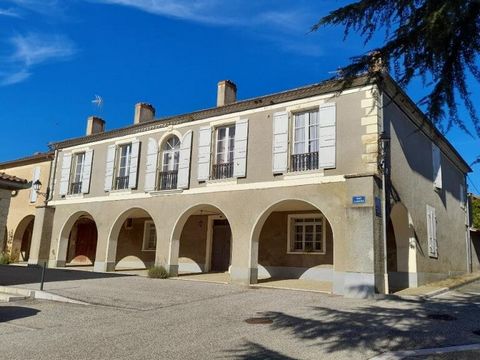 A rare property - a Maison de Maître built under the arches of the market place in a beautiful village situated between Auch and Mirande, on the famous route de St Jacques de Compostelle. This property has so much to offer, with bags of character and...