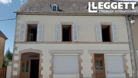 A23804PRD19 - House with a large living area and a nice little garden. Located in the centre of the village of Lapleau (396 inhabitants), this house has not been lived in for several months and will require some renovation or refreshment. It is ideal...