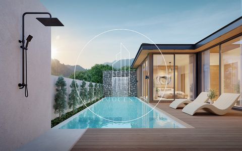 PHUKET HAT THALANG IM WALD MODERNES NEUES VILLENPROJEKT mit Küche, Doppelwohnzimmer, 3 Master-Suiten, Wäscherei. SCHWIMMBAD. TERRASSE. DOPPELGARAGE. SICHERE RESIDENZ, 20 MINUTEN VOM STRAND VON LAGUNA UND 25 MINUTEN VOM FLUGHAFEN ENTFERNT. VERKAUFTE M...