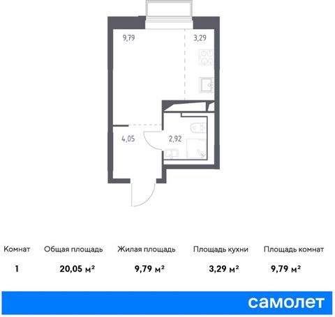 Продается квартира-студия. Квартира расположена на 12 этаже 25 этажного монолитного дома (Корпус 1, Секция 1) в ЖК «Долина Яузы» от группы «Самолет». Жилой комплекс комфорт-класса «Долина Яузы» расположен на северо-востоке Московской области, в 200 м...