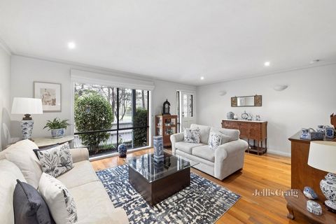 Exuding sophistication and quality, this beautifully presented terrace will impress with its meticulously maintained style, its flowing floorplan, and lifestyle locale. In a quiet, tree-lined laneway opposite Lipscombe Park, big windows frame the lea...