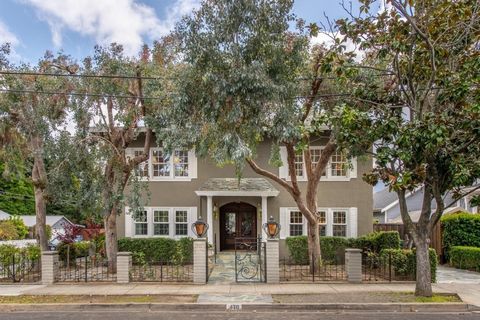 Welcome to 470 San Benito Avenue...a rare opportunity to own a total of four units in downtown Los Gatos with the advantage of strong income. The main structure has a sophisticated penthouse with approximately +/- 2420 square feet of gracious living....