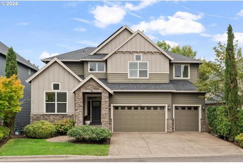 Drive to the end of one of the prettiest streets in Cedar Mill, and you'll pull right up to this Gem on a quiet cul-de-sac, adjacent to walking trails and a lovely park & playground. Bring the whole gang - there's room for everyone and all their stuf...