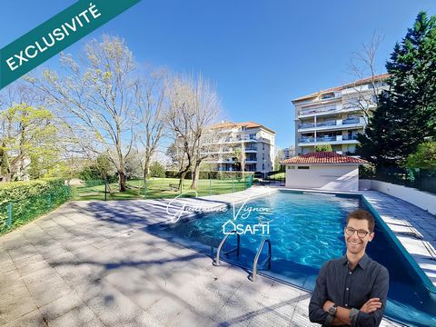 Rez-de-jardin dans résidence standing avec piscine