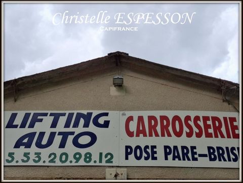 ATELIER DE 300 M2 AVEC 100 M2 DE PARKING AU COEUR DE MARMANDE (47)