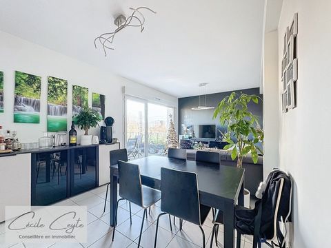 Grenoble 38100, Appartement à vendre 3 pièces moderne avec balcon et garage