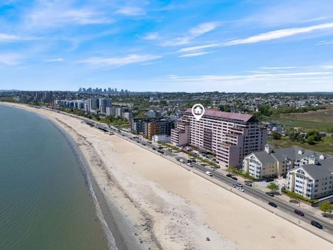 Welcome to the Penthouse at 350 Revere Beach Boulevard in the highly sought-after St. George buildingâone of the most exclusive units in the complex, offering 1, 250 sq ft of luxurious oceanfront living. This rare 2-bedroom, 2-bath unit features brea...