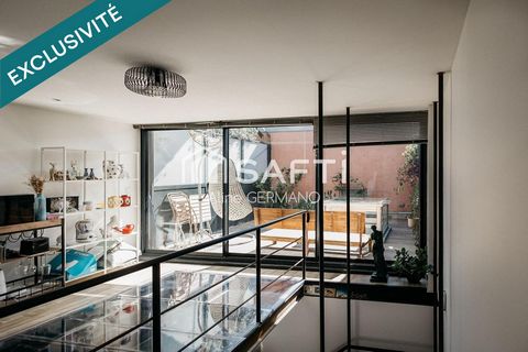 Loft design, lumineux, avec extérieur privé