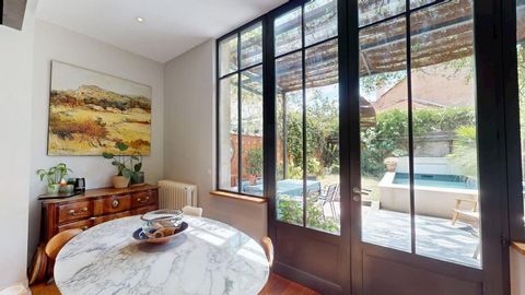 BORDEAUX – BARRIÈRE DE PESSAC – MAISON FAMILIALE EN PIERRE AVEC JARDIN ET PISCINE