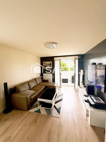56 m² + balcon + parking, proche RER A