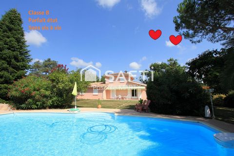 Villa T4 sous sol complet et piscine sur 2500m²