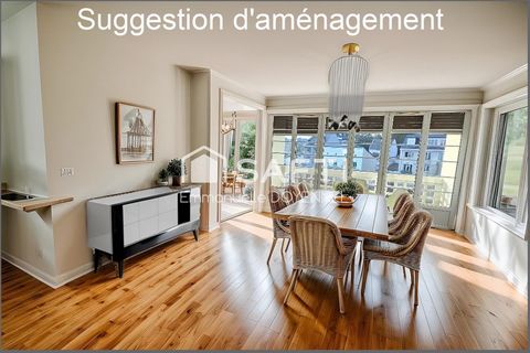Appartement spacieux, lumineux, vue sur la Touque et Basilique