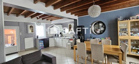Maison 3 chambres, Séjour, cuisine, salle d'eau, terrasse et jardin