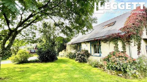 A24423NBE56 - Peaceful and picturesque hamlet setting. Habitation constructed in 1988 with a small stone outbuilding-bread oven. approx 25M2. Habitation East facing orientation with large garden in front. Small garden on west side . A Garage. Private...