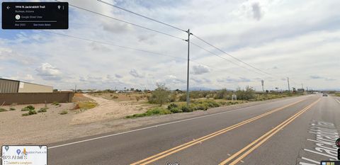 Vacant Lot zoned C-2 Immediately South of the Arizona Water Company Building. Flat, easily developed 4.5 acre parcel with 330' of frontage to 195th Ave ( Jackrabbit Trail ). Have surveys and engineering available for lot.