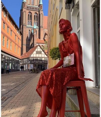 Charmant vakantieappartement op een directe locatie in de oude stad - dichtbij de kathedraal van Schwerin.