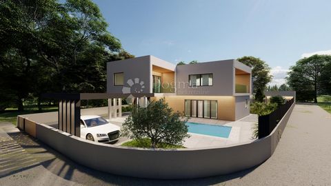 There are two houses under construction in Pomer for sale, each at a price of €586,000.00 (rohbau) with the possibility of contracting the completion of the construction according to the 