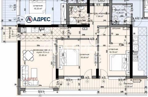 Meraviglioso appartamento sud con due camere da letto, in un nuovo progetto residenziale estremamente lussuoso, con un'ottima posizione nel quartiere. Gioventù. L'appartamento è composto da un ampio soggiorno di 26 mq, due camere da letto di 16 e 17 ...