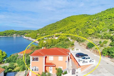 Holiday Home Adriatic View consist of three self-catering apartments equipped with free WiFi, kitchens and private bathrooms. The house is located on the beachfront, so the guests can enjoy sun and sea during their vacation. Free private parking is p...