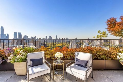 Triple Mint Park Avenue Penthouse This meticulously renovated 5,200 Sq Ft (approx.) penthouse duplex with wonderful Central Park and Manhattan Skyline views is located on the 19th and 20th floors of one of Park Avenue's most prestigious white-glove P...