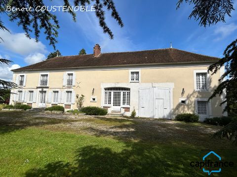 Dpt Yonne (89), à vendre VENOY maison P12 de 373,3 m² - Terrain de 5 090,00 Ha - Rare