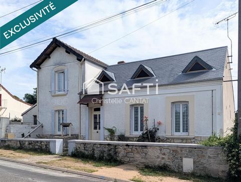 Maison, 3 chambres, garage, dépendances, terrain.