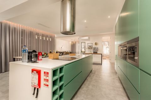 An elegant and spacious apartment, this holiday home offers comfortable accommodation for up to 14 guests. It features five bedrooms with three queen-size beds, four single beds, and two double sofa beds. The apartment is pet-friendly (excluding dang...