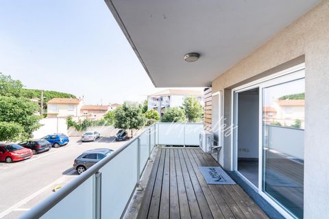 PERPIGNAN, DANS BELLE RESIDENCE, T3 AVEC PLACE DE PARKING PRIVE
