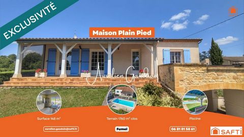 Maison de 125 m² habitables sur 2 niveaux avec logement indépendant et piscine