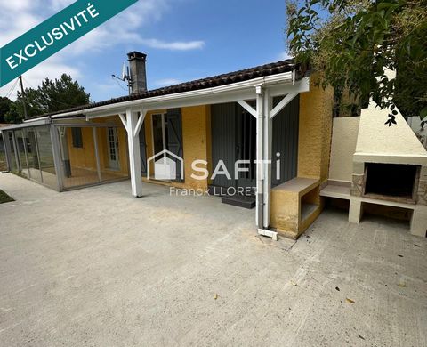 Maison 80m² 4ps, 2chs, plus véranda et double garage