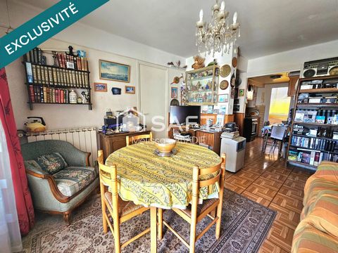 T4 de 60m² dans résidence fermée + cave + balcon