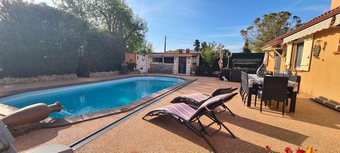Villa 125 m&#178; en R&#43;1 avec piscine sur 580 m&#178; de terrain clos et arbor&#233;