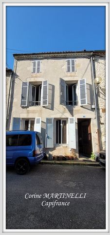 Maison de village en pierre, 178 m² sur 2 niveaux, jardin séparé