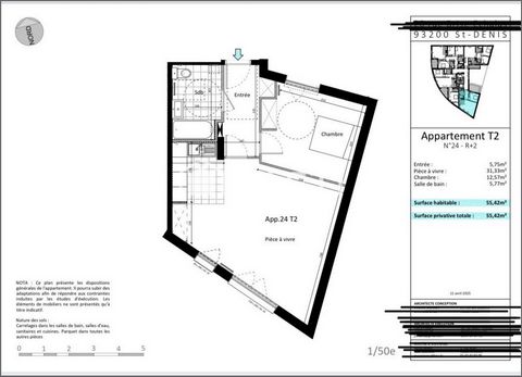 APPARTEMENT T2 AU 2ème ETAGE