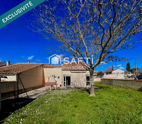 À vendre, Maison 5 pièces avec jardin à Pennautier.