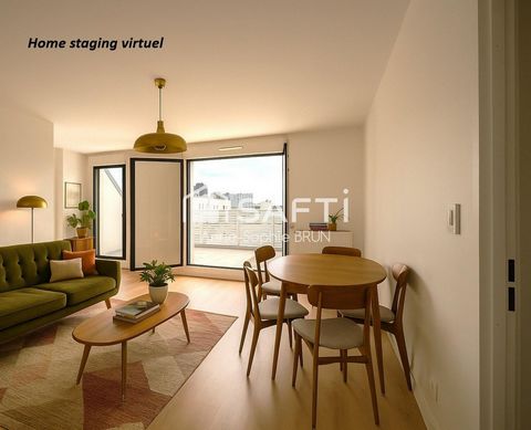 Appartement 4 pièces 81m², traversant, 2 terrasses, dernier étage, parking