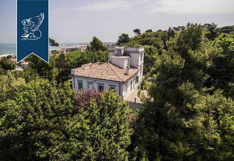Dans la province de Pesaro, dans la région des Marches, à seulement 1 km de la mer, cette magnifique villa de luxe à vendre, peinte en blanc pur et au look romantique, est répartie sur trois niveaux pour une superficie intérieure totale de 450 mètres...