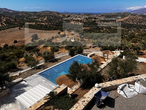 This amazing newly modern built villa for sale in Heraklion, is located in the historical village of Kousses. it has a total living space of 280 sqms and sits on a large private plot of 6000 sqms that also features 100 olive trees. The property is ar...