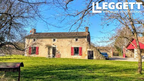 A14335 - A wonderful, renovated, 19th century farmhouse with 6½ acres of land and two loose-boxes, ideal for an equestrian family keen to live the good life in rural France. It is beautifully light and spacious with four bedrooms, two of which are on...
