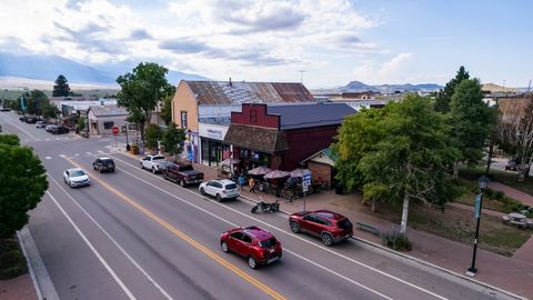 Prime restaurant opportunity in Westcliffe, Colorado! Thriving business space with inviting ambiance, large windows, and outdoor patio. Historic building includes two apartments for extra income. Restaurant features a custom bar, walk-in cooler, and ...