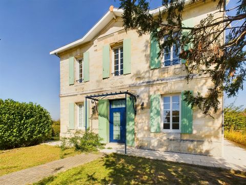 This beautiful property offers the best of all worlds given its picturesque setting, convenient access to Saint Emilion, Libourne and Bordeaux and its revenue potential. The stone house with pool, at the edge of a village and set among the beautiful ...